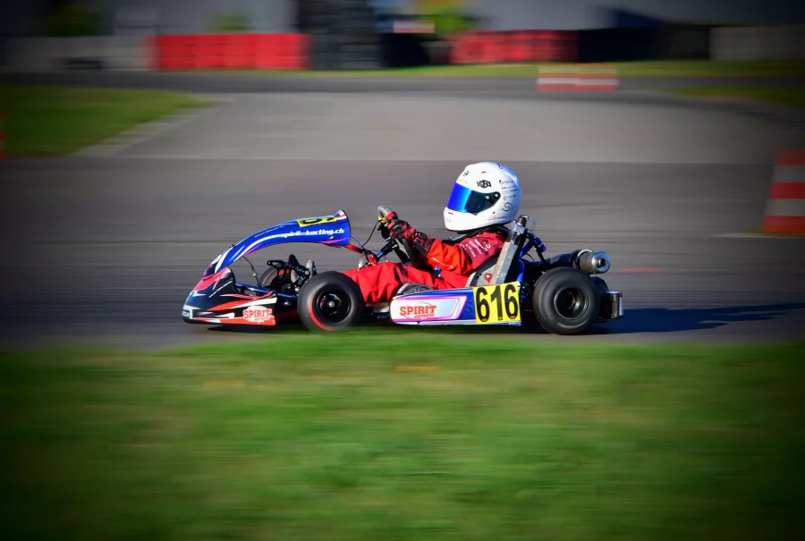 Enzo Jossi en karting